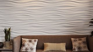 3d Панели из потолочной плитки. Декоративная стена. Настенное панно своими руками.
