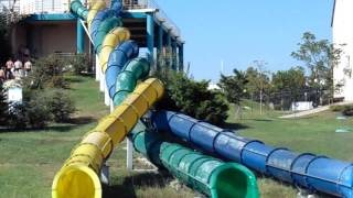 ЗОЛОТАЯ БУХТА. АКВАПАРК. АТТРАКЦИОН "КОСИЧКА"/the water Park in Gelendzhik