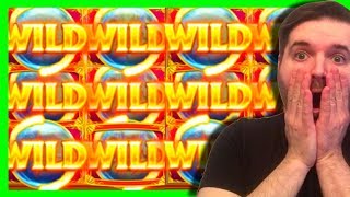 MASSIVE WIN!! HOLY CRAP! Ocean Magic Slot Machine Bonuses and Line Hits