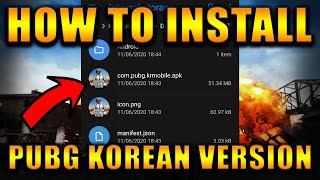 How to install .xapk - PUBG MOBILE Korean version