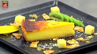 Flan Vanille A l’Ancienne, éclats de nougatine fruits exotiques (Saveur de l'Année Restauration)