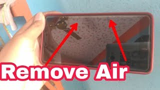 How to Remove Air From Tempered Glass | Removing Halo Effect From Screen Protector