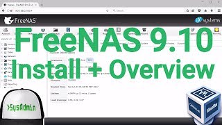 FreeNAS 9.10 Storage Installation + Configuration + Overview on Oracle VirtualBox [2017]