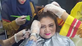 brazilian keratin treatment on curly hair || how to make hair silky and smooth
