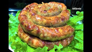 Домашняя Колбаса ПРАЗДНИЧНАЯ без нитритной соли. Эту колбасу обожают все! Минимум ингредиентов.