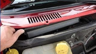 Как заменить воздушный фильтр кабины на Ford Fiesta IV
