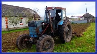 Тяжёлое Фрезерование Залежи. Т-40АМ с Почвофрезой.