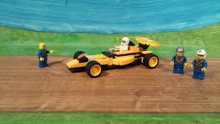 как сделать спортивную машину с конструктора лего..how to make a sports car with Lego