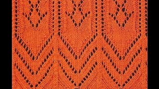 Вязание Спицами - АЖУРНЫЕ простые УЗОРЫ - 2019 / Knitting - Openwork simple PATTERNS