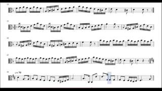 Czardas Partitura de Viola