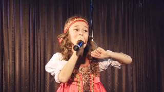 Арина Анашкина 10 лет - Соловушка  (Студия "Река", "Хрустальный голос 2013")