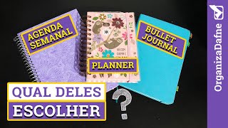 Agenda, Planner ou Bullet Journal? A minha experiência com cada um deles | Organiza Dafne