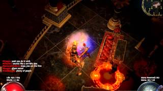 Path of Exile - vs Piety in Lunaris Temple