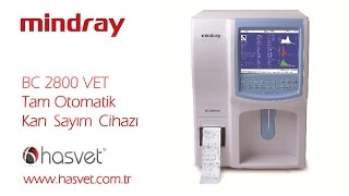 Mindray BC 2800Vet Kan Sayım Cihazı Kullanımı - Hasvet Medikal