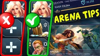 Injustice 2 Mobile. ARENA TIPS. How to Get More Arena Points and Place Higher. WIN ARENA EVERY TIME!