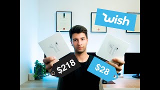 WISH AIRPODS VS APPLE AIRPODS (2019)