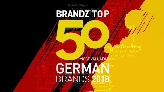 BrandZ Top50 Most Valuable German Brands 2018 | Countdown