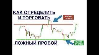 ЛОЖНЫЙ ПРОБОЙ. КАК ОПРЕДЕЛИТЬ И ТОРГОВАТЬ ЛОЖНЫЙ ПРОБОЙ