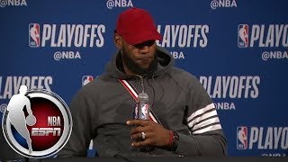 [FULL] LeBron James says he got stitches over his eye after Game 6 of Pacers-Cavaliers | NBA on ESPN