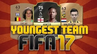 THE YOUNGEST TEAM ON FIFA 17 FT ALEX HUNTER!