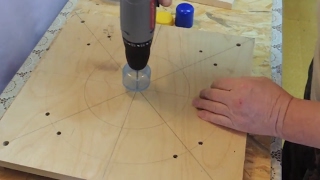 Сверление ? отверстия дрелью с соблюдением ? соосности (drill).