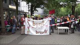 Wetzlar zeigt (bunte) Flagge gegen rassistische Hetze der NPD