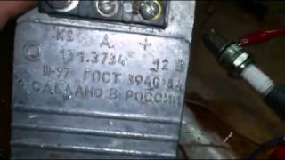 Проверка коммутатора зажигания ГАЗель.  Checking the ignition switch Gazelle.