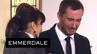 Emmerdale - Pete Breaks Down at Finn's Funeral