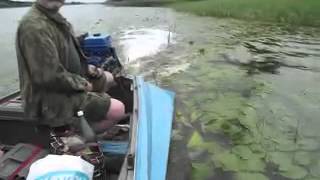 bawad113 Проходимость лопух кувшинки Home made mudmotor 13hp