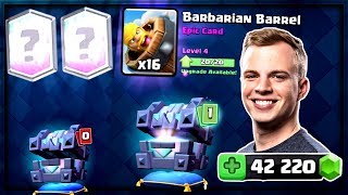 Clash Royale - MASSIVE GEMMING SPREE! Barrels & Magic Archers