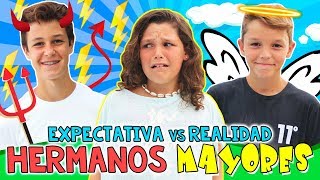 EXPECTATIVA vs REALIDAD de tener HERMANOS MAYORES ??¿Cómo son conmigo mis hermanos MATEO y HUGO?