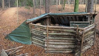 Building A Super Shelter In The Woods (Part 2)