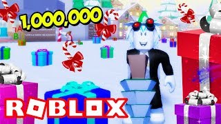 НОВЫЙ СИМУЛЯТОР РАСПАКОВКИ?! СОБИРАЕМ САНТЕ 1,000,000 ПОДАРКОВ! ROBLOX Christmas Eve Simulator