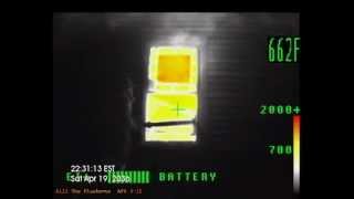Transitional Fire Attack- Burn 1 with Novacool Solution as seen from ISG XR Thermal Imager