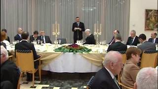 İlham Əliyevin Xorvatiya prezidenti adından verilən rəsmi ziyafətdə nitqi