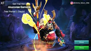 AKAI AKAZONAE SAMURAI STARLIGHT JUNE SKIN | SHOP ANIMATION | MOBILE LEGENDS