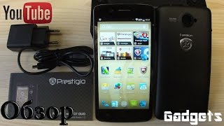 Prestigio MultiPhone 5507 DUO Обзор смартфона +тест игр