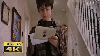 Гарри приходит письмо. Момент из фильма "Гарри Поттер и философский камень"