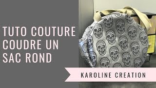 Tuto couture : Coudre un sac rond