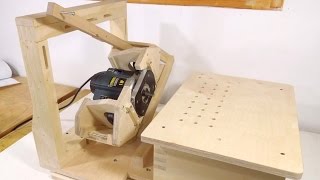 Pantorouter XL build: Table and template holder