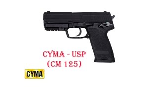 [ОБЗОР] CYMA - USP CM125 AEP airsoft (страйкбол)