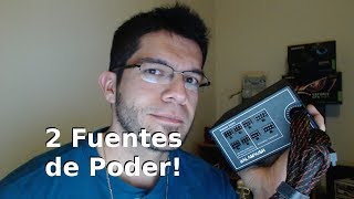 Conectar dos fuentes de poder a un mismo equipo