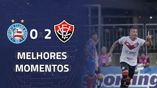 Bahia 0 x 2 Vitória | Gols e Melhores Momentos | 3ª rodada | Copa do Nordeste 2020