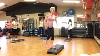 Basic Step Aerobics Exercise Class- Full Version