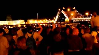 Чудо света !!! Развод мостов в Санкт Петербурге !!! Фантастика !!!