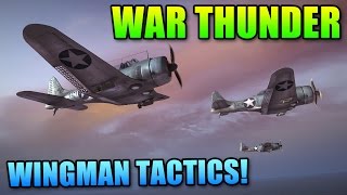 War Thunder Wingman Tactics - Double Vision Aerial Combat (F2A, LaGG-3)