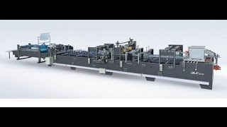 Фальцевально склеивающая линия ZH GD1060 3 точки склейки