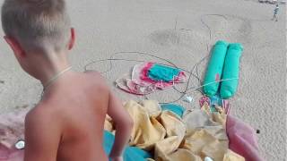 Обзор пляжа б/о Гвоздика с высоты
