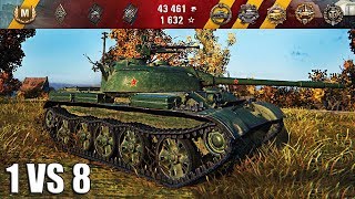 WZ-132 мастер 1 ПРОТИВ 8 ??? World of Tanks лучший бой