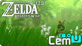 ZELDA Breath Of The Wild on PC - CEMU 1.8.0 Performance - Gameplay & Framerate
